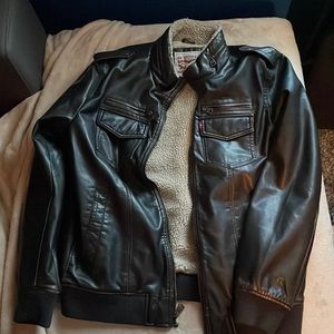 Levi Faux Leather Jacket